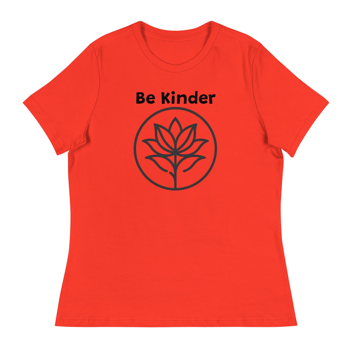 "Flower Logo" Women's Relaxed T-Shirt