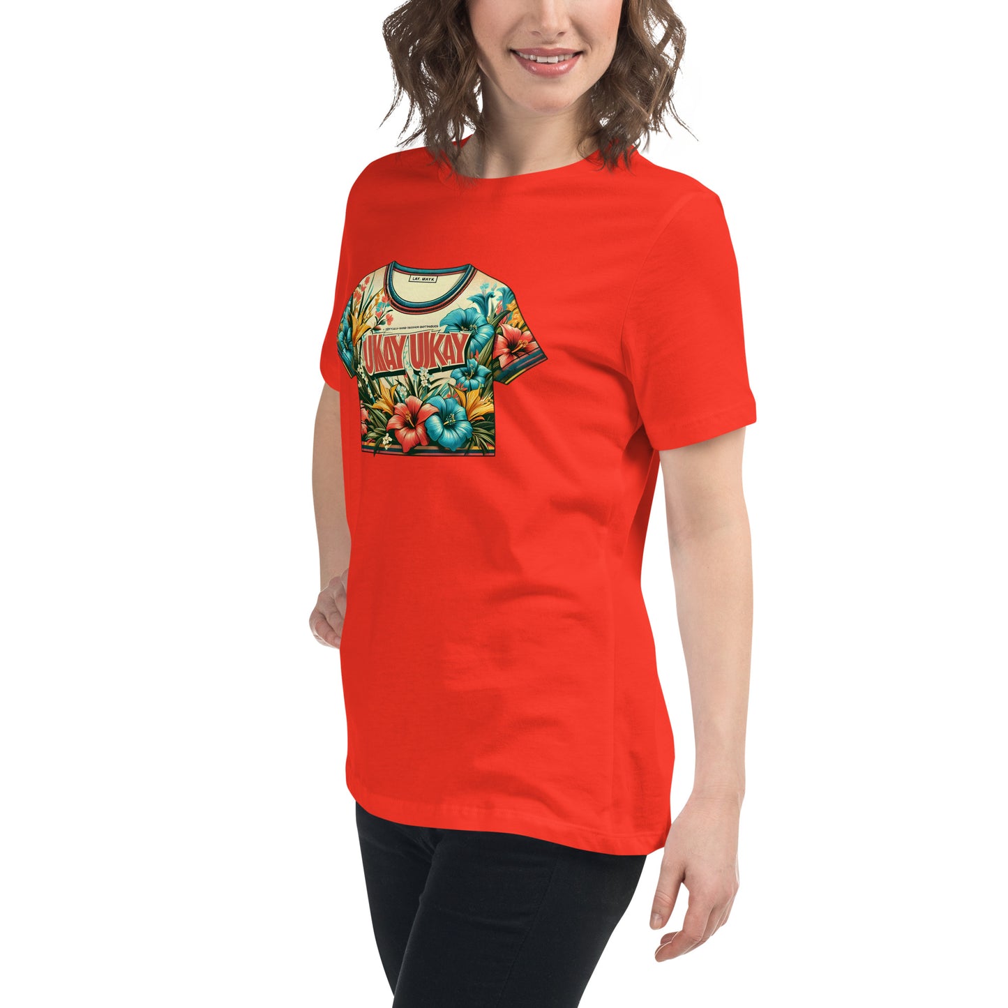 "Ukay Ukay" (B) Women's Relaxed T-Shirt