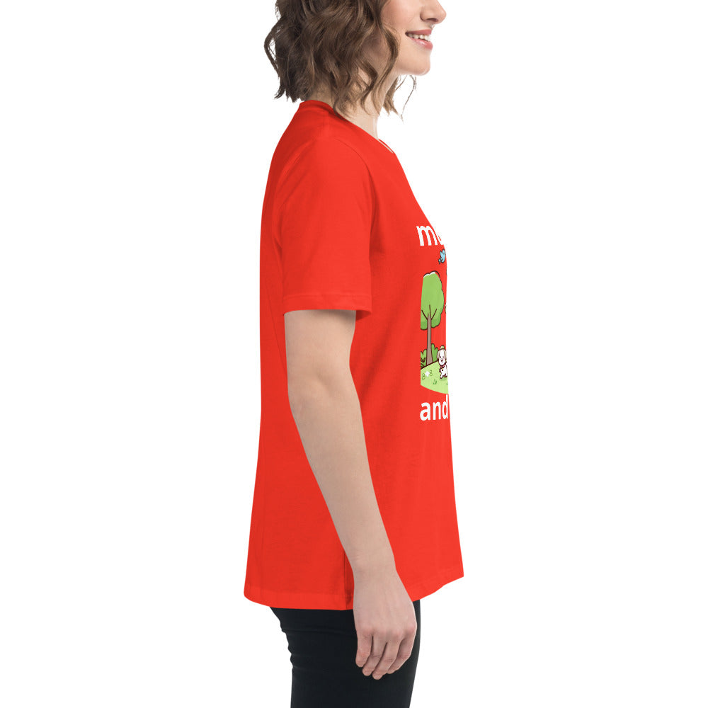 "mommee and cutee" (C) Women's Relaxed T-Shirt