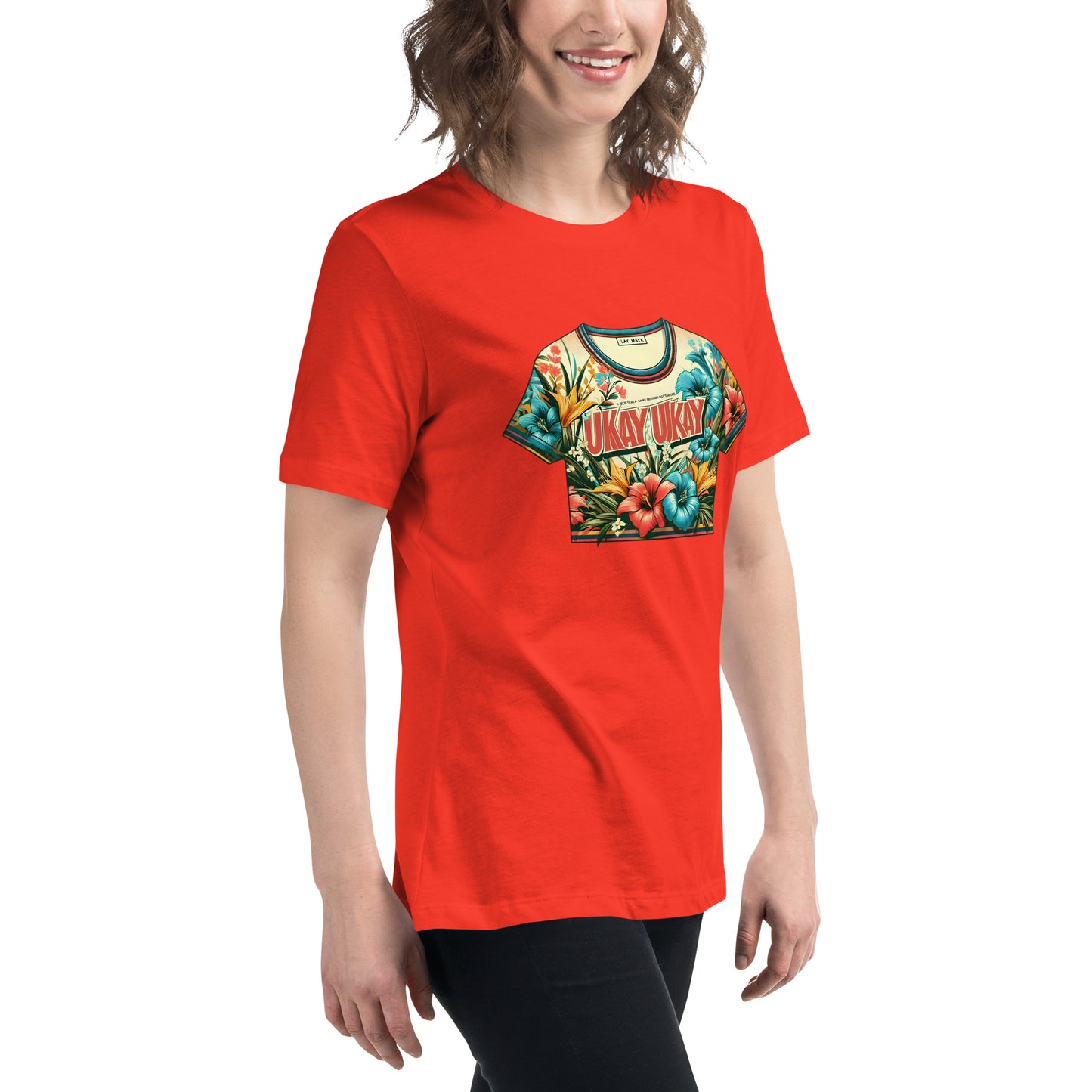 "Ukay Ukay" (B) Women's Relaxed T-Shirt