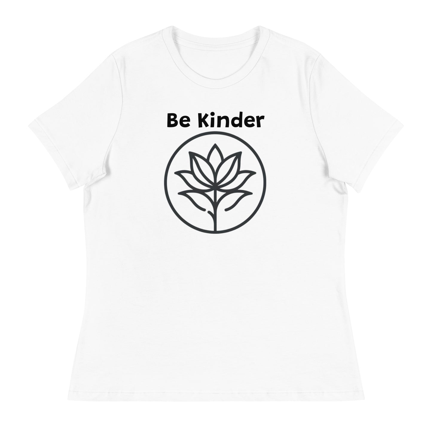 "Flower Logo" Women's Relaxed T-Shirt