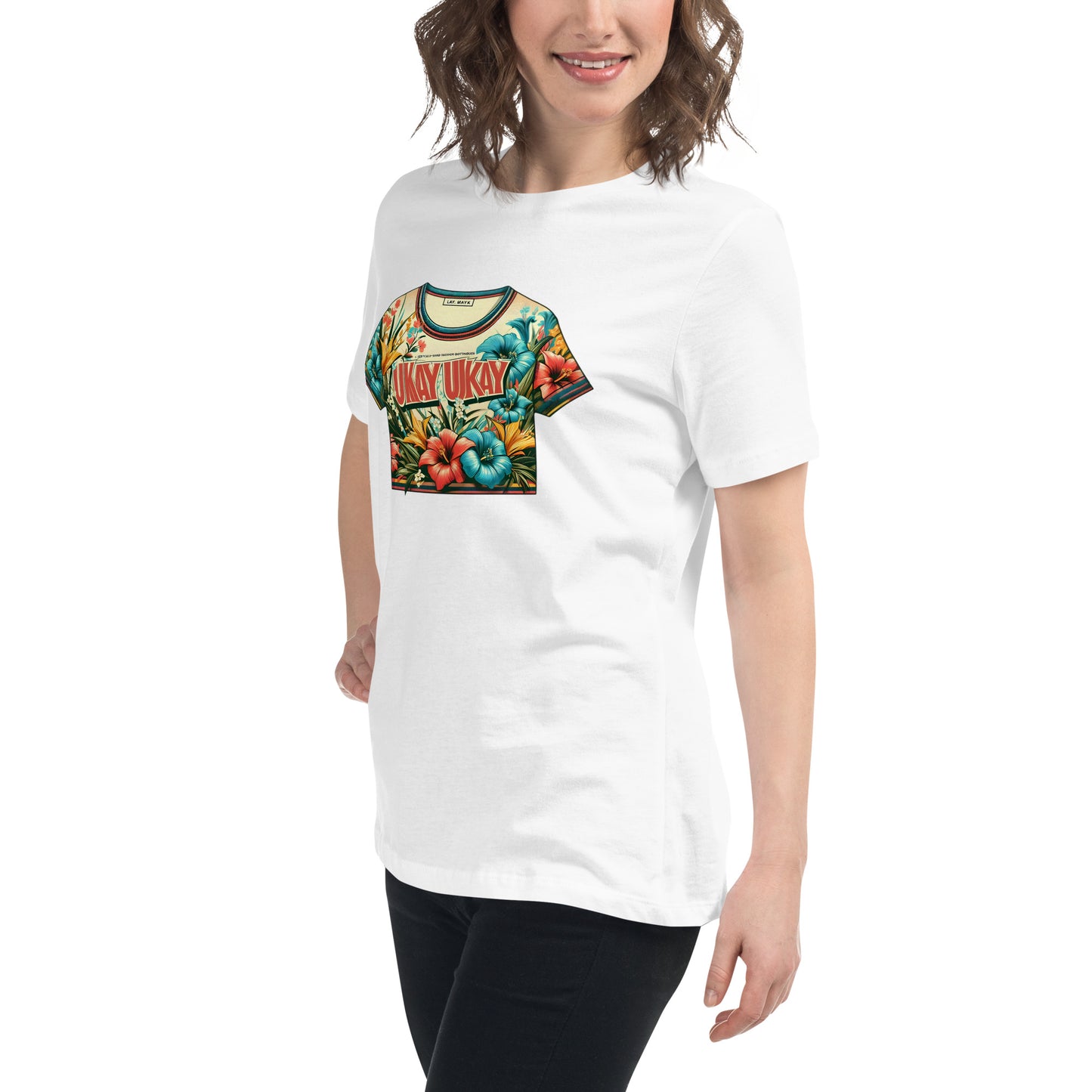 "Ukay Ukay" (B) Women's Relaxed T-Shirt